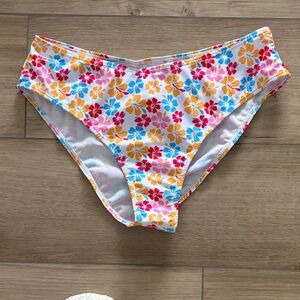SHEIN Multicolor Floral Bikini Bottom
